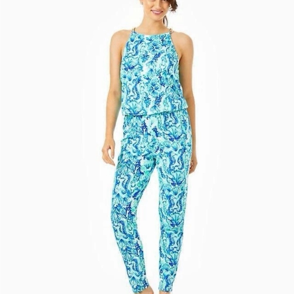 Lilly Pulitzer Keeran Jumpsuit Sz L